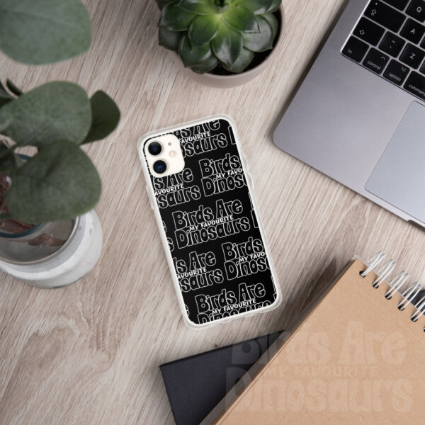 birds are my favourite dinosaurs iPhone case