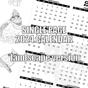 blue jay joy 2024 calendar