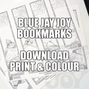 blue jay joy bookmarks