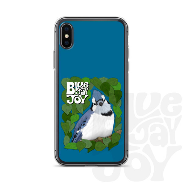 blue jay joy iPhone case